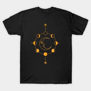 Minimalist Moon Phases T-Shirt